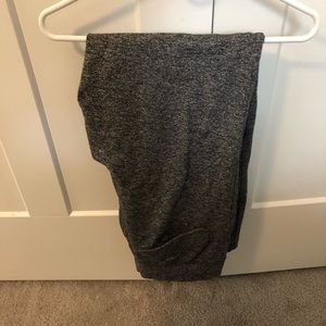 Grey and Black Lululemon Sweatpants